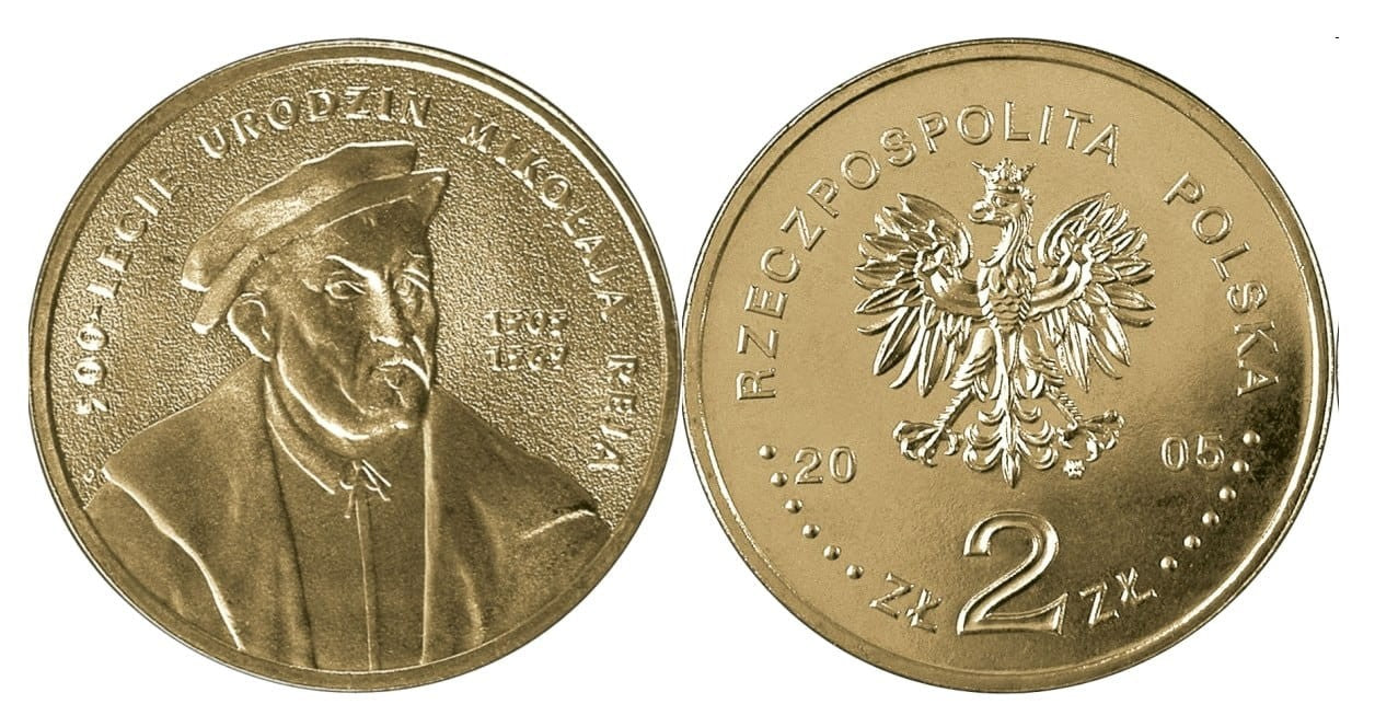 2 zł Mikołaj Rej 2005