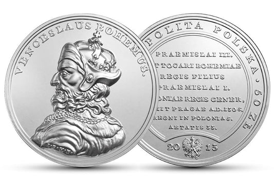 50 zł Skarby Stanisława Augusta – Wacław II Czeski 2013