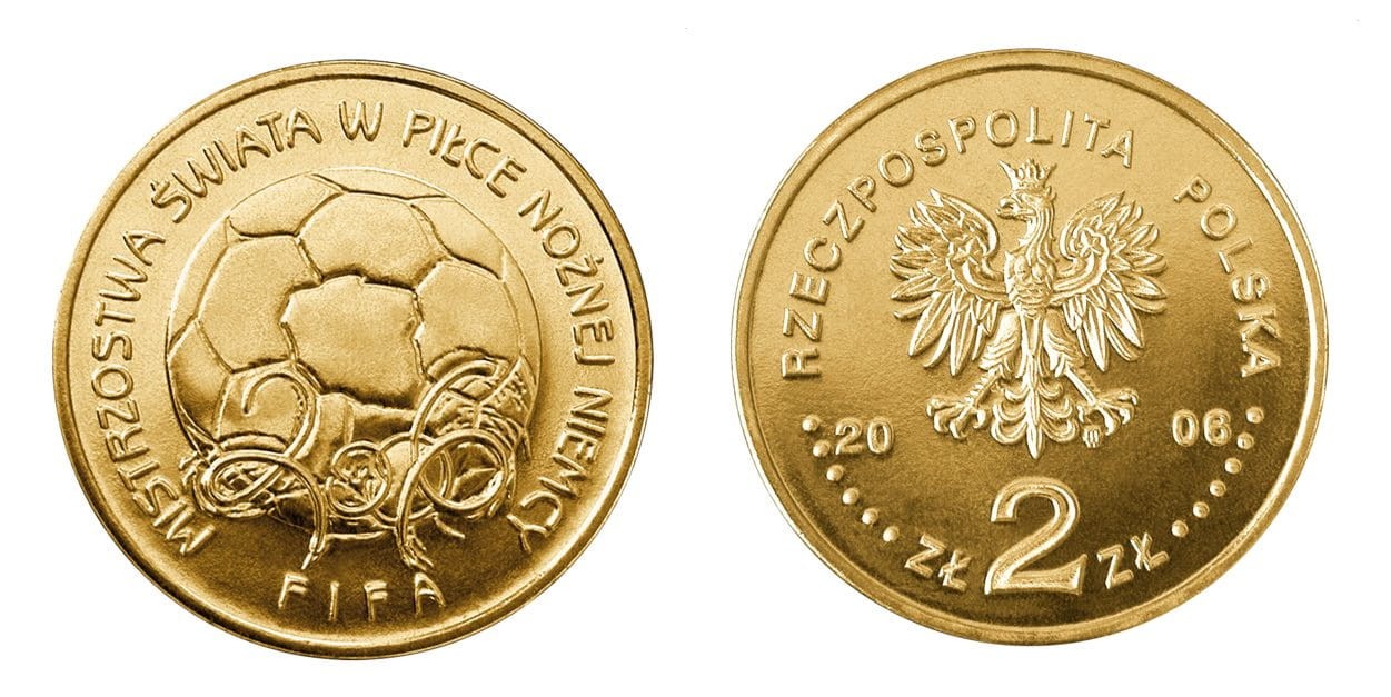 2 zł Mistrzostwa Świata w Piłce Nożnej Niemcy 2006