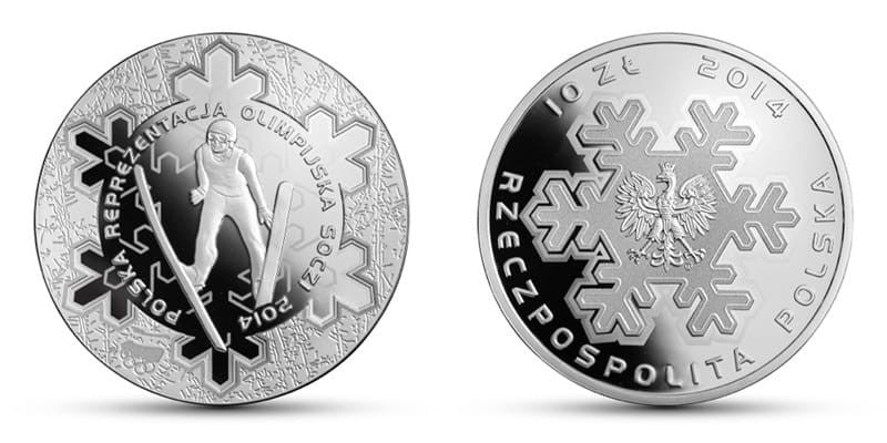 10 zł Polska Reprezentacja Olimpijska Soczi 2014