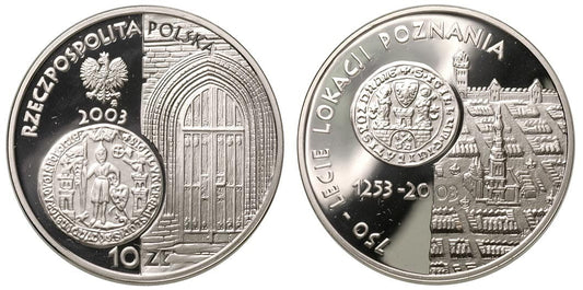10 zł Lokacja Poznania 2003