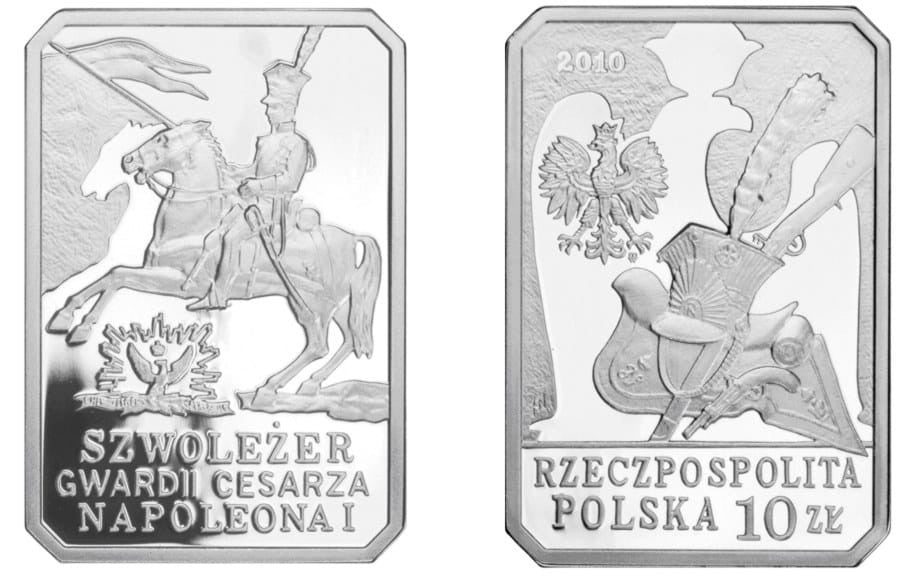 10 zł Szwoleżer Gwardii Cesarza Napoleona I 2010