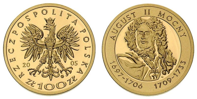 100 zł August II Mocny (1697-1706, 1709-1733) 2005