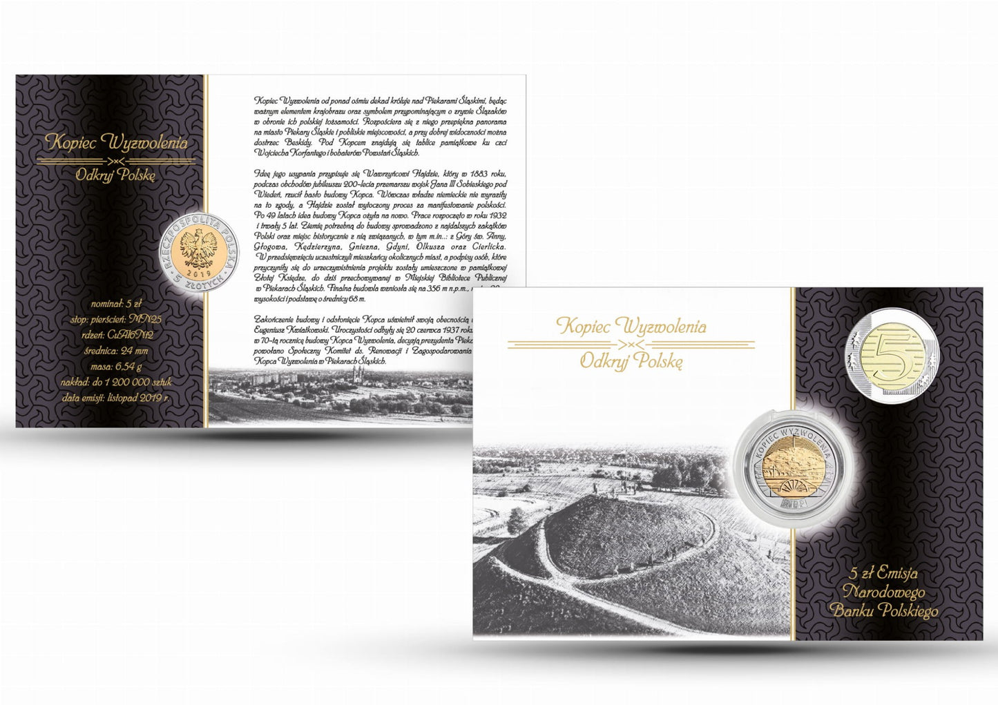 Blister Kopiec wyzwolenia 2019 nr10 + kapsel