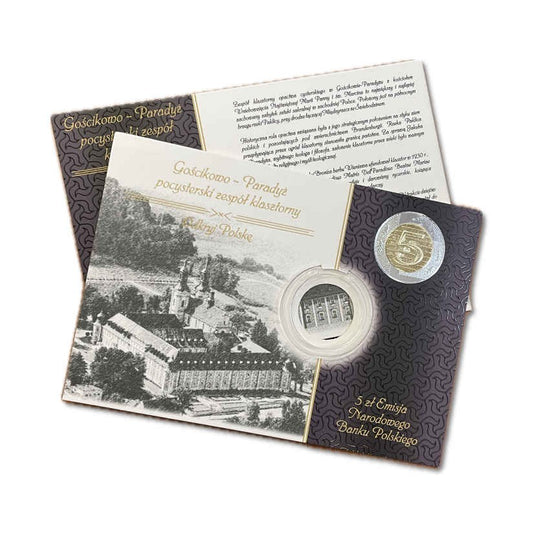 5 zł Gościkowo zespół klasztorny 2023 nr 18 + Blister