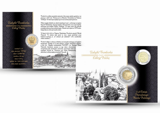 Blister Zabytki Fromborka 2019 nr 9 + kapsel