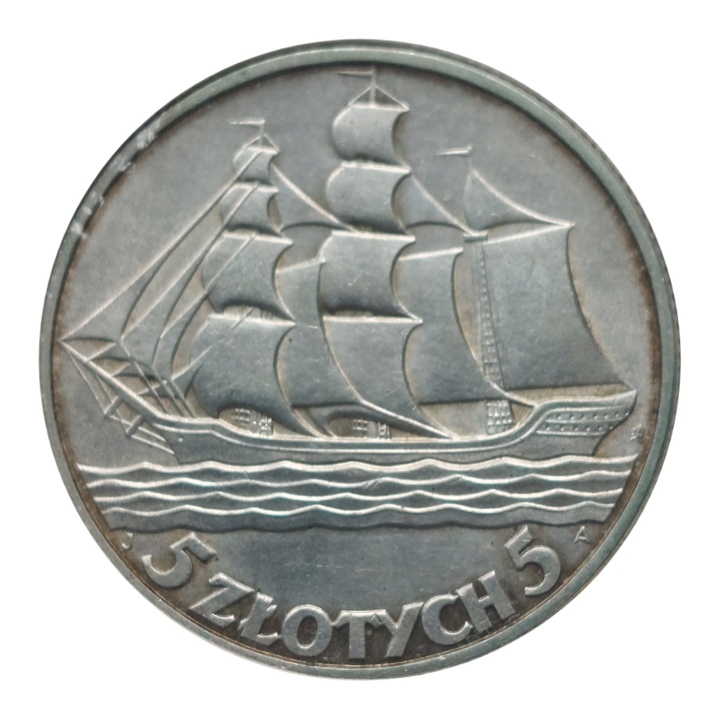 5 złotych Żaglowiec 1936
