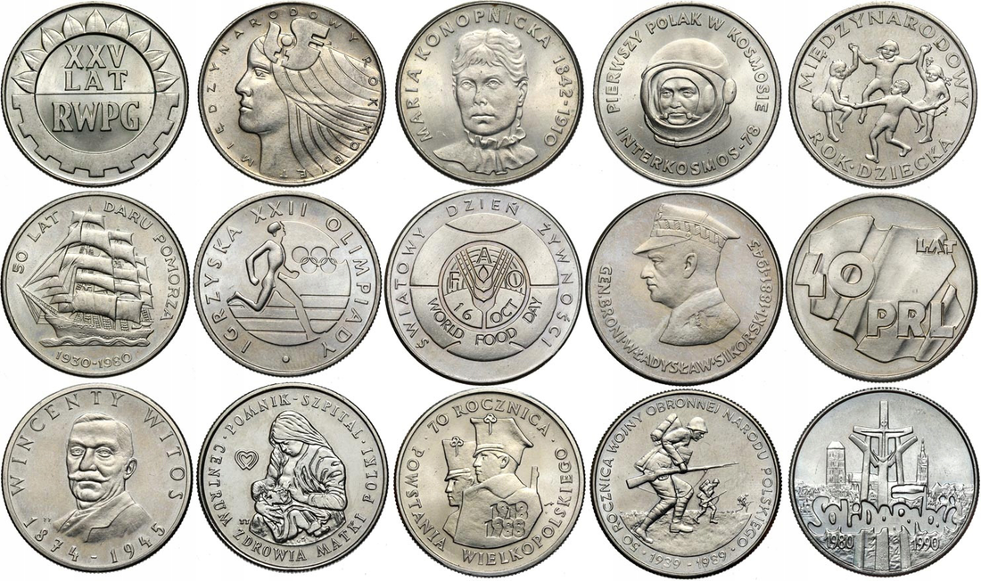PRL, która błyszczy! Odkryj piękno monet z okresu Polskiej Rzeczypospolitej Ludowej