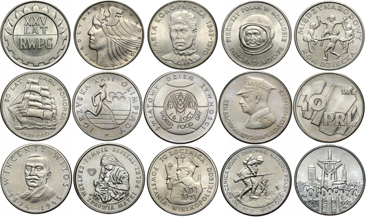 PRL, która błyszczy! Odkryj piękno monet z okresu Polskiej Rzeczypospolitej Ludowej