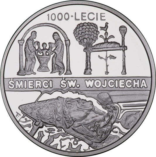 10 zł 1000-lecie śmierci Św. Wojciecha 1997
