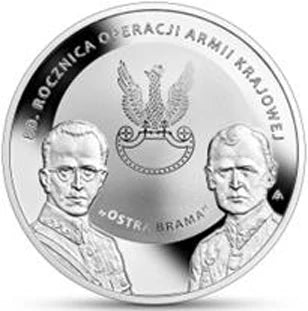 10 zł 80. rocznica operacji Armii Krajowej „Ostra Brama” 2024