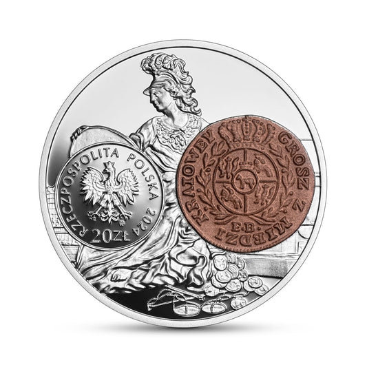 20 zł Historia monety polskiej – Grosz Stanisława Augusta 2024