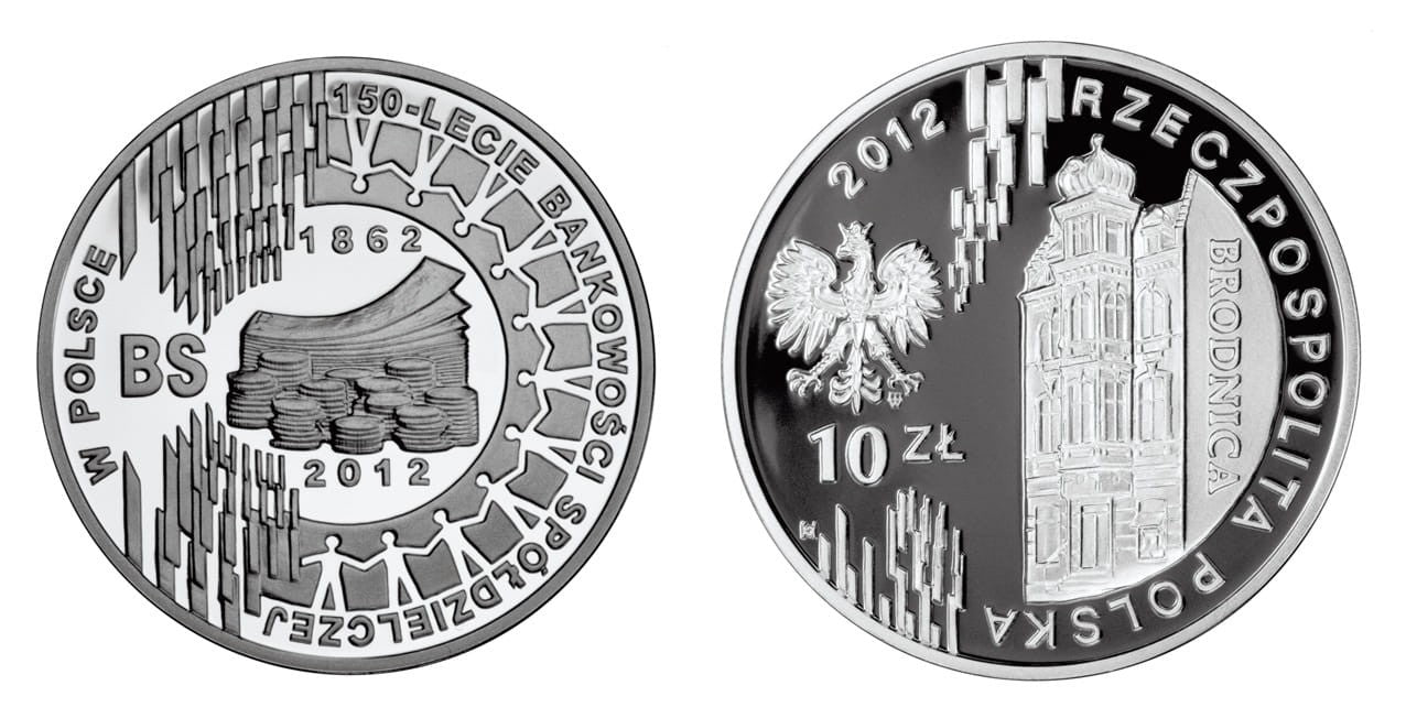 10 zł 150-lecie bankowości spółdzielczej w Polsce  2012