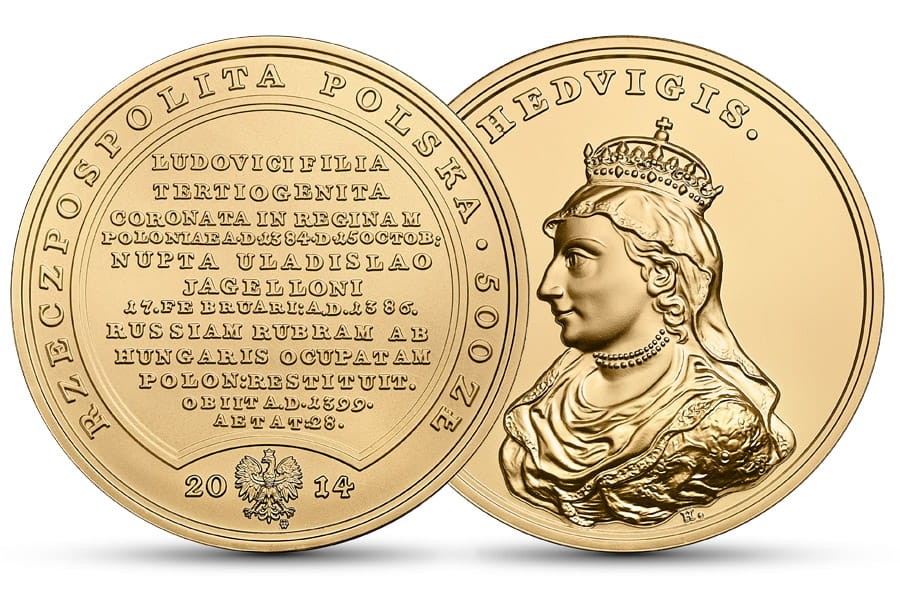 500 zł Skarby Stanisława Augusta – Jadwiga 2014