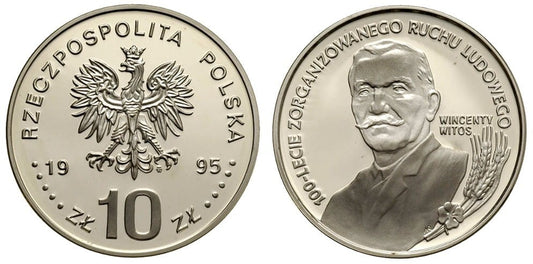 10 zł Wincenty Witos 1995
