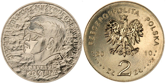 2 zł Krzysztof Komeda 2010