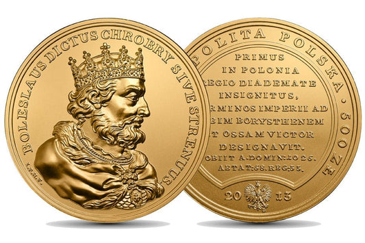 500 zł Skarby Stanisława Augusta – Bolesław Chrobry 2013