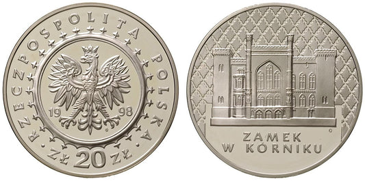 20 zł Zamek w Kórniku 1998