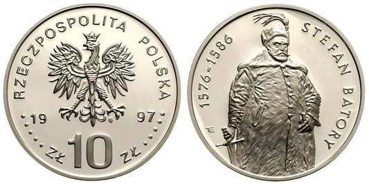 10 zł Stefan Batory półpostać 1997