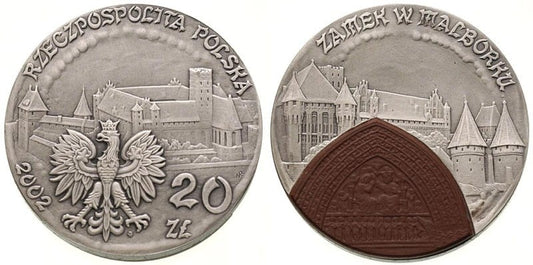 20 zł Zamek w Malborku 2002
