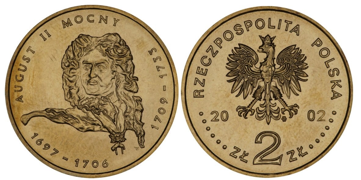 2 zł August II Mocny 2002