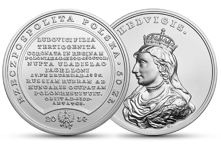 50 zł Skarby Stanisława Augusta – Jadwiga  2014