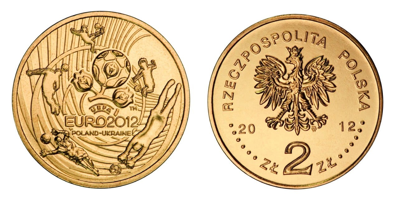 2 zł Mistrzostwa Europy w Piłce Nożnej UEFA 2012