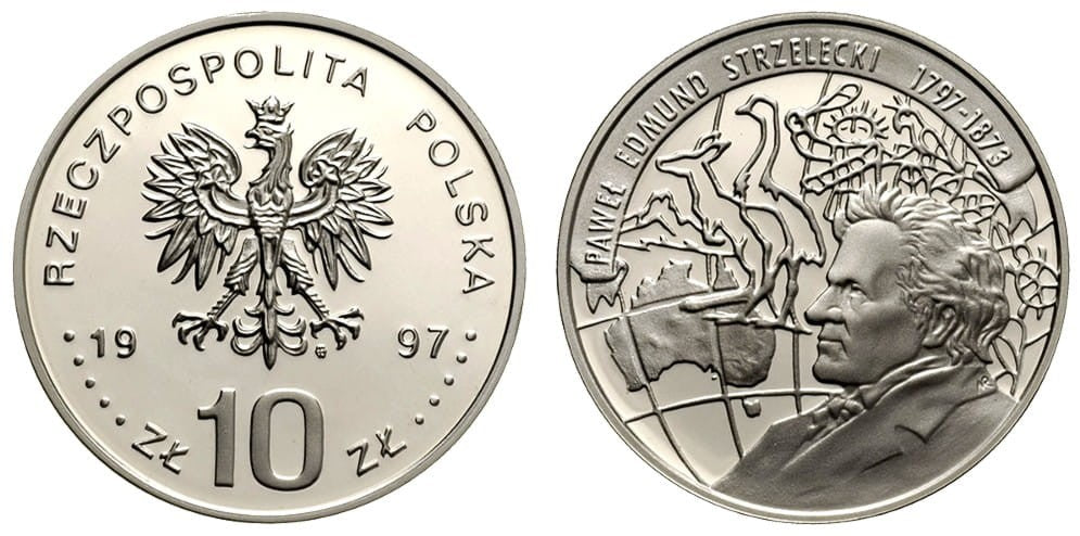 10 zł Paweł E. Strzelecki 1997