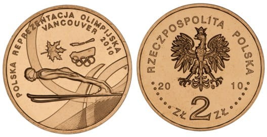 2 zł Polska Reprezentacja Olimpijska Vancouver 2010