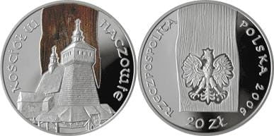 20 zł Kościół w Haczowie 2006