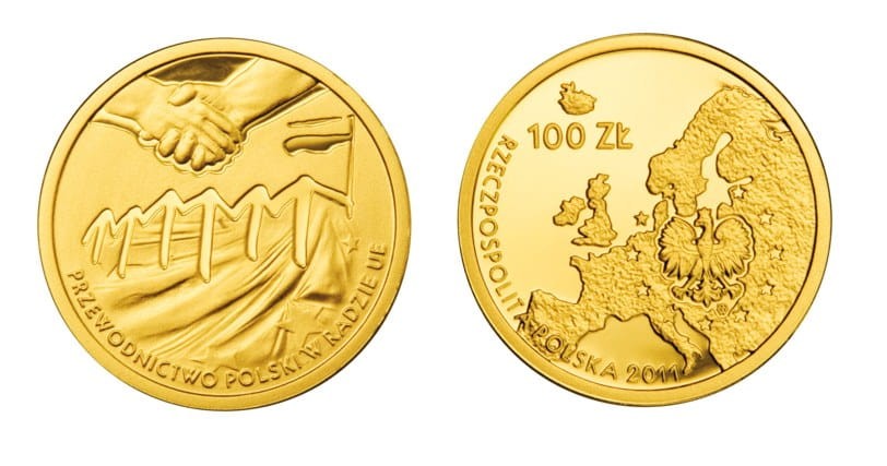 100 zł Przewodnictwo Polski w Radzie Unii Europejskiej 2011