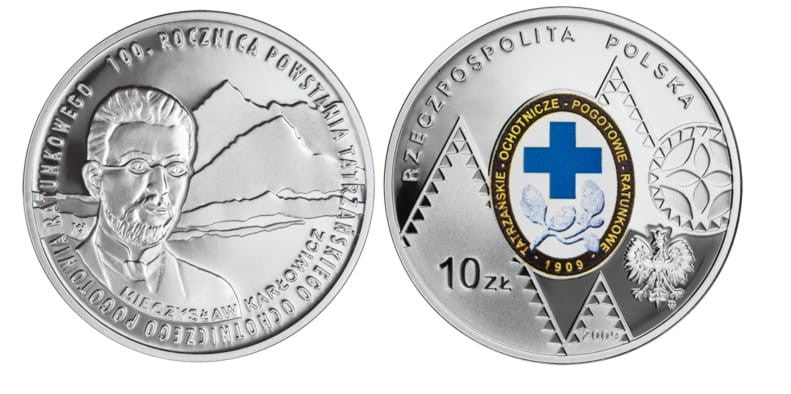 10 zł 100 rocz. powstania TOPR 2009