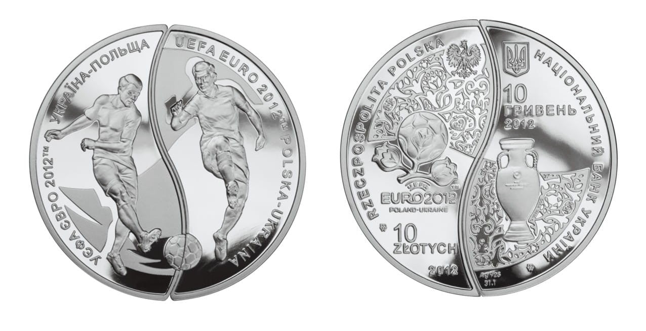10 zł + 10 UAH Mistrzostwa Europy UEFA 2012
