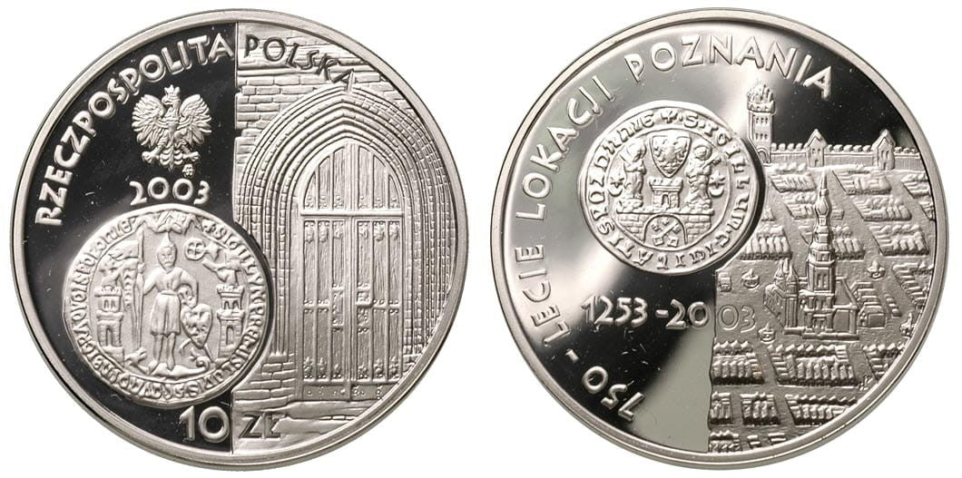 10 zł Lokacja Poznania 2003