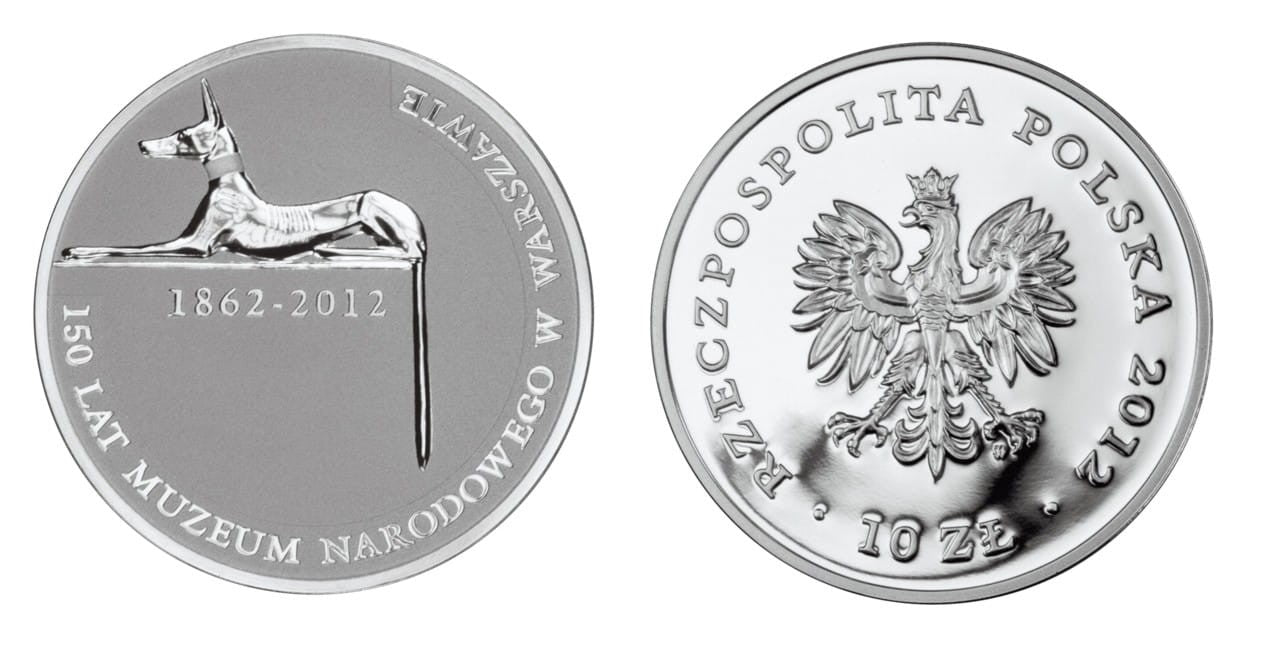 10 zł 150 lat Muzeum Narodowego w Warszawie 2012