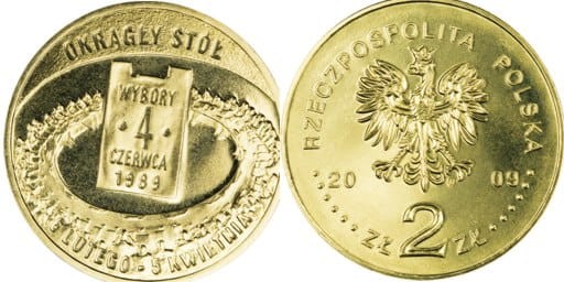2 zł Wybory 4 czerwiec 1989 2009
