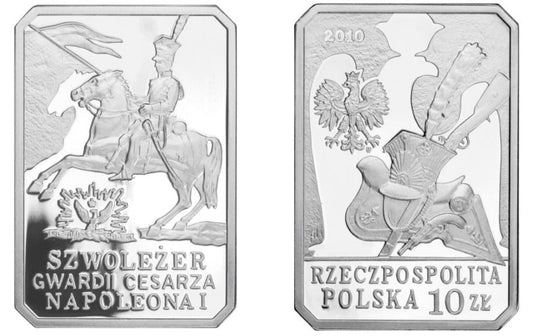 10 zł Szwoleżer Gwardii Cesarza Napoleona I 2010