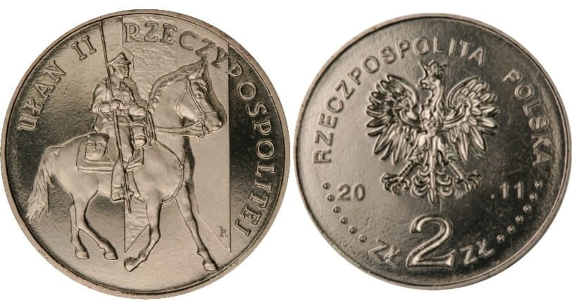 2 zł Ułan II Rzeczpospolitej 2011