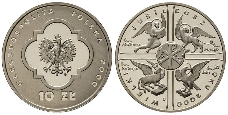 10 zł Wielki Jubileusz 2000