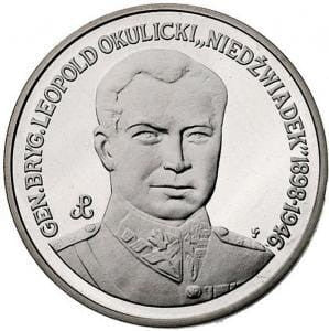 200000 zł Gen. Okulicki Leopold "Niedźwiadek" 1991