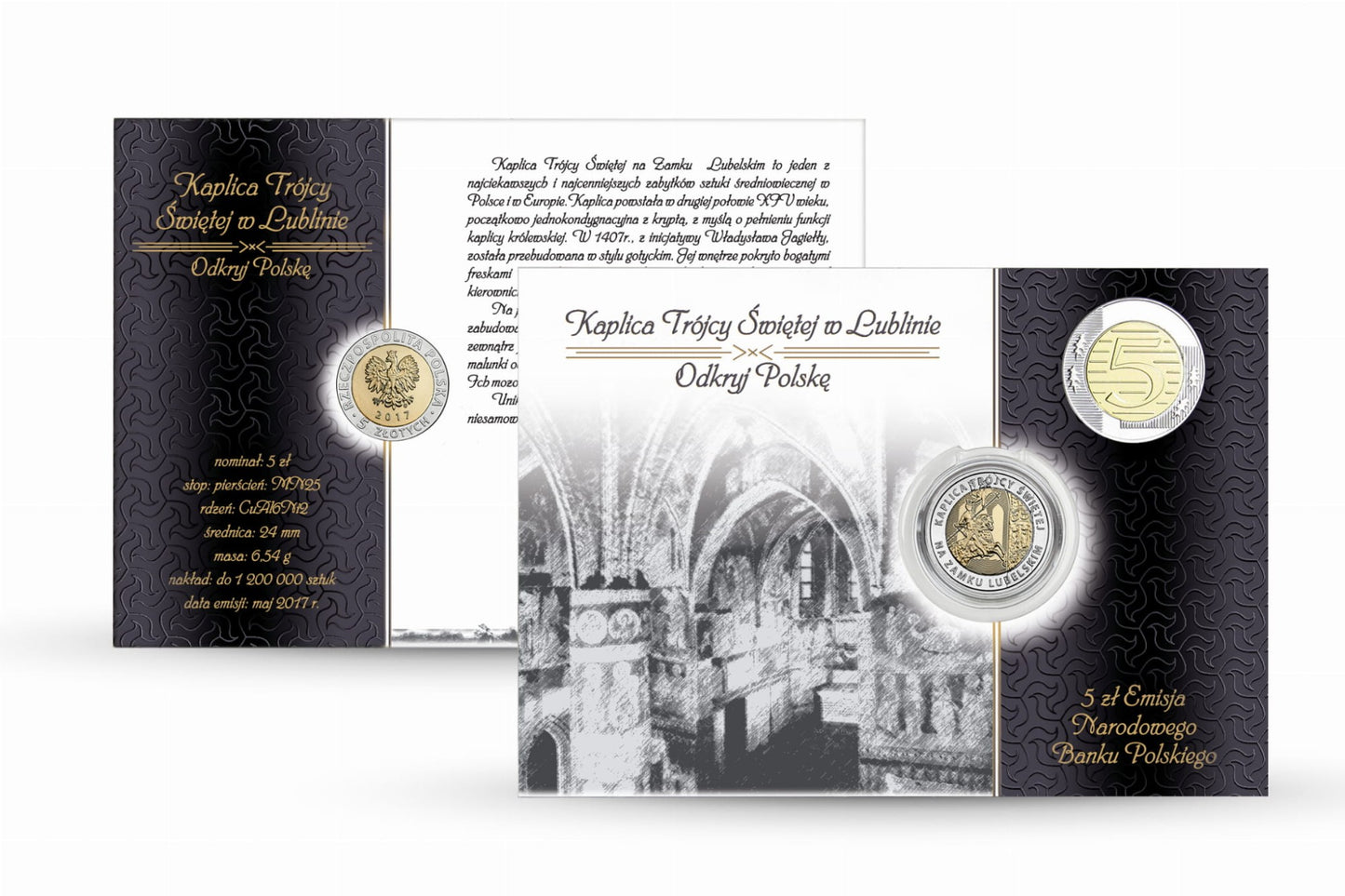 Blister Kaplica na Zamku Lubelskim 2017 nr7 + kapsel